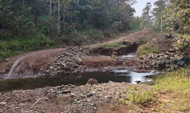 पुल में 11 महीने से पैसा काम कर रहा, ठेकेदार नहीं; नाली बनी नहीं, पर पैसा पूरा साफ